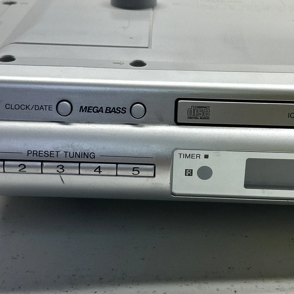 Sony ICF-CDK50 Under Cabinet Kitchen Radio/CD Player Works *No Mounts* No Remote